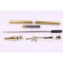 Mustekynäsisus Ase rynnäkkökivääri klipsillä kulta