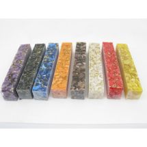 Kynäaihio hartsi/kultahiutale 8kpl