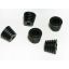 Pullonkorkki musta kumi 5kpl pussi
